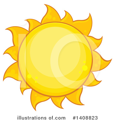 Royalty-Free (RF) Sun Clipart Illustration by Hit Toon - Stock Sample #1408823