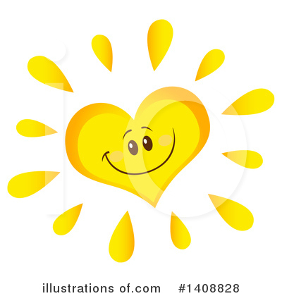 Royalty-Free (RF) Sun Clipart Illustration by Hit Toon - Stock Sample #1408828