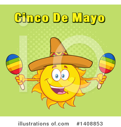 Sun Character Clipart #1408853 by Hit Toon