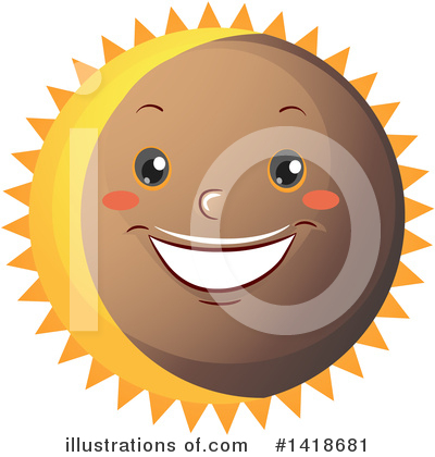 Solar Eclipse Clipart #1418681 by BNP Design Studio