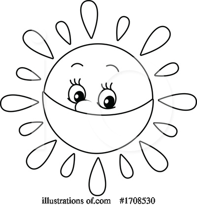Royalty-Free (RF) Sun Clipart Illustration by Alex Bannykh - Stock Sample #1708530