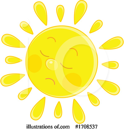 Royalty-Free (RF) Sun Clipart Illustration by Alex Bannykh - Stock Sample #1708537