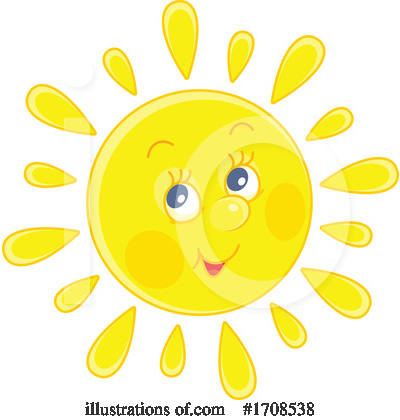 Royalty-Free (RF) Sun Clipart Illustration by Alex Bannykh - Stock Sample #1708538