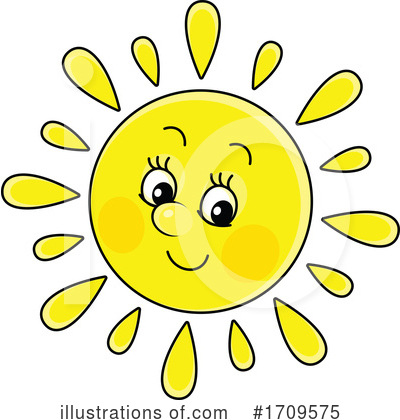 Royalty-Free (RF) Sun Clipart Illustration by Alex Bannykh - Stock Sample #1709575