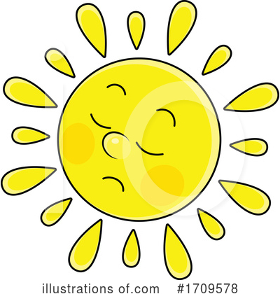 Royalty-Free (RF) Sun Clipart Illustration by Alex Bannykh - Stock Sample #1709578