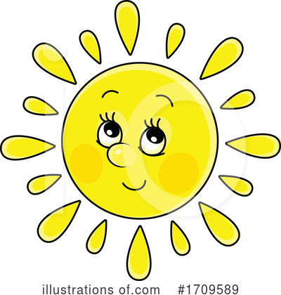 Royalty-Free (RF) Sun Clipart Illustration by Alex Bannykh - Stock Sample #1709589