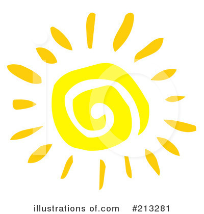 Royalty-Free (RF) Sun Clipart Illustration by Hit Toon - Stock Sample #213281