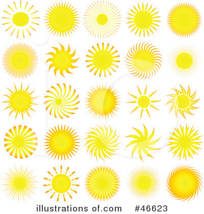 Sunburst Clipart #46623 by KJ Pargeter