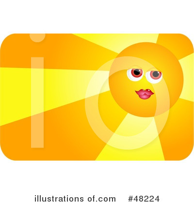 Royalty-Free (RF) Sun Clipart Illustration by Prawny - Stock Sample #48224