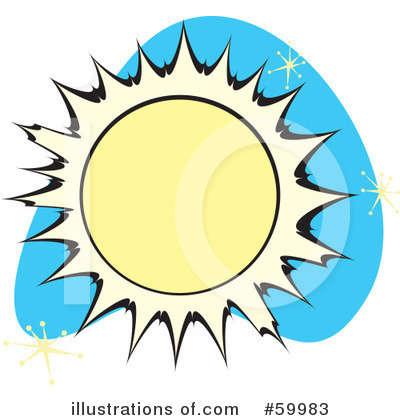 Royalty-Free (RF) Sun Clipart Illustration by xunantunich - Stock Sample #59983