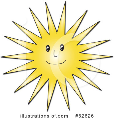 Royalty-Free (RF) Sun Clipart Illustration by Pams Clipart - Stock Sample #62626