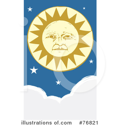 Royalty-Free (RF) Sun Clipart Illustration by xunantunich - Stock Sample #76821