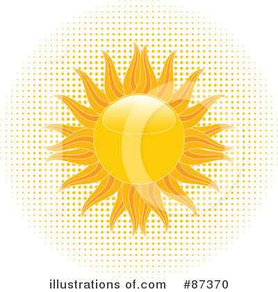 Royalty-Free (RF) Sun Clipart Illustration by elaineitalia - Stock Sample #87370