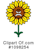 Sunflower Clipart #1098254 by Cory Thoman