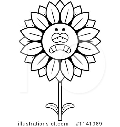 Royalty-Free (RF) Sunflower Clipart Illustration by Cory Thoman - Stock Sample #1141989