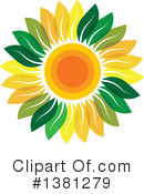 Sunflower Clipart #1381279 by ColorMagic