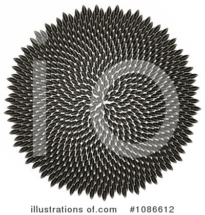 Royalty-Free (RF) Sunflower Seeds Clipart Illustration by Leo Blanchette - Stock Sample #1086612