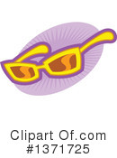Sunglasses Clipart #1371725 by Clip Art Mascots