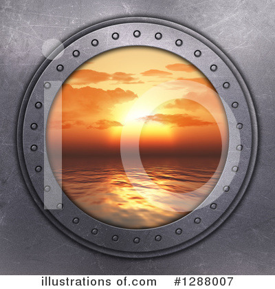 Royalty-Free (RF) Sunset Clipart Illustration by KJ Pargeter - Stock Sample #1288007