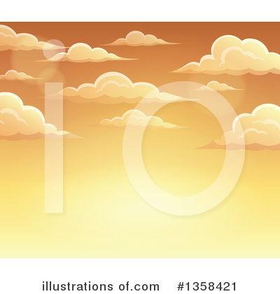 Royalty-Free (RF) Sunset Clipart Illustration by visekart - Stock Sample #1358421