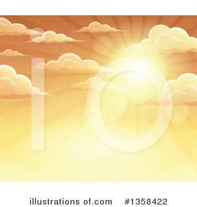 Royalty-Free (RF) Sunset Clipart Illustration by visekart - Stock Sample #1358422