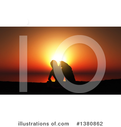 Royalty-Free (RF) Sunset Clipart Illustration by KJ Pargeter - Stock Sample #1380862