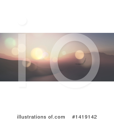 Royalty-Free (RF) Sunset Clipart Illustration by KJ Pargeter - Stock Sample #1419142
