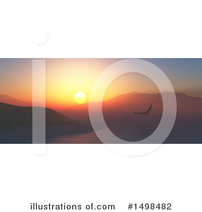 Royalty-Free (RF) Sunset Clipart Illustration by KJ Pargeter - Stock Sample #1498482