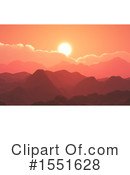 Sunset Clipart #1551628 by KJ Pargeter