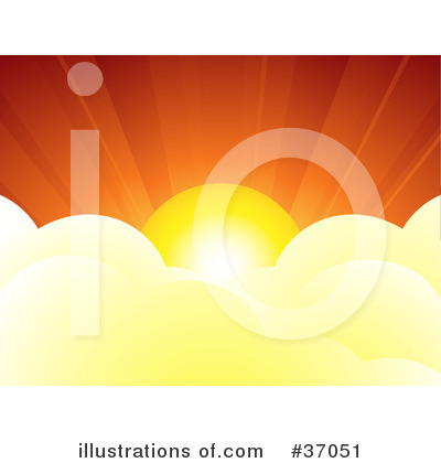 Royalty-Free (RF) Sunset Clipart Illustration by elaineitalia - Stock Sample #37051