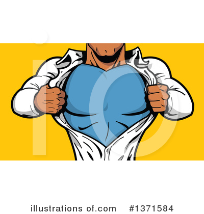 Super Hero Clipart #1371584 by Clip Art Mascots