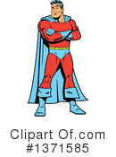 Super Hero Clipart #1371585 by Clip Art Mascots