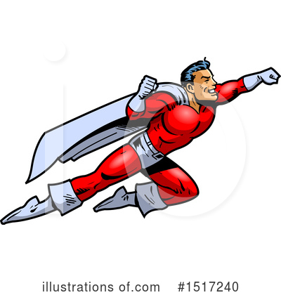 Super Hero Clipart #1517240 by Clip Art Mascots