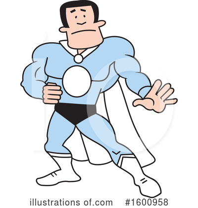 Super Man Clipart #1600958 by Johnny Sajem