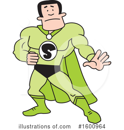 Super Man Clipart #1600964 by Johnny Sajem