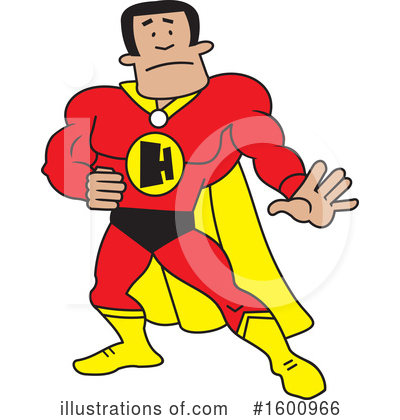 Royalty-Free (RF) Super Hero Clipart Illustration by Johnny Sajem - Stock Sample #1600966