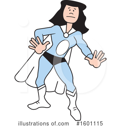 Super Woman Clipart #1601115 by Johnny Sajem