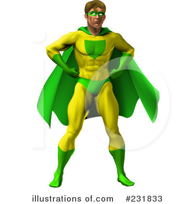 Super Heroes Clipart #231833 by AtStockIllustration