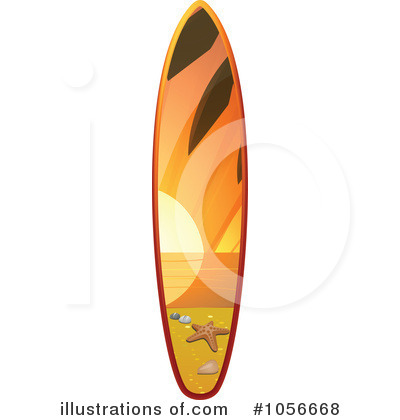 Surf Board Clipart #1056668 by elaineitalia