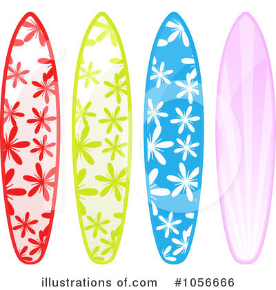 Royalty-Free (RF) Surfboards Clipart Illustration by elaineitalia - Stock Sample #1056666