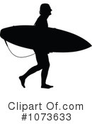 Surfer Clipart #1073633 by Paulo Resende