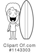 Surfer Clipart #1143303 by Cory Thoman