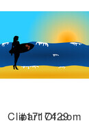 Surfer Clipart #1717429 by elaineitalia