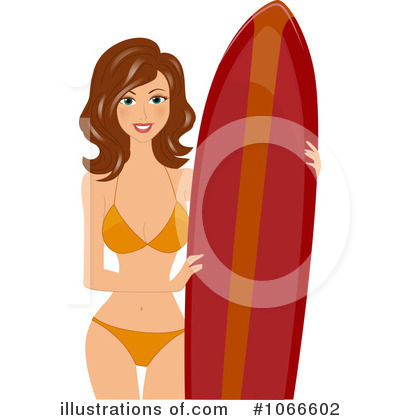 Royalty-Free (RF) Surfing Clipart Illustration by BNP Design Studio - Stock Sample #1066602