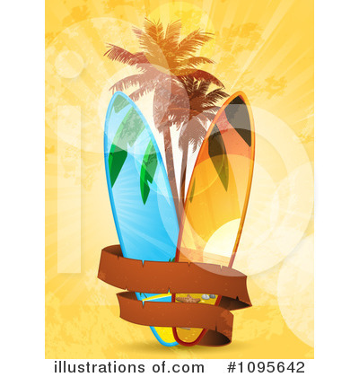 Royalty-Free (RF) Surfing Clipart Illustration by elaineitalia - Stock Sample #1095642