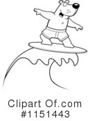 Surfing Clipart #1151443 by Cory Thoman
