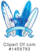 Surfing Clipart #1459793 by Domenico Condello
