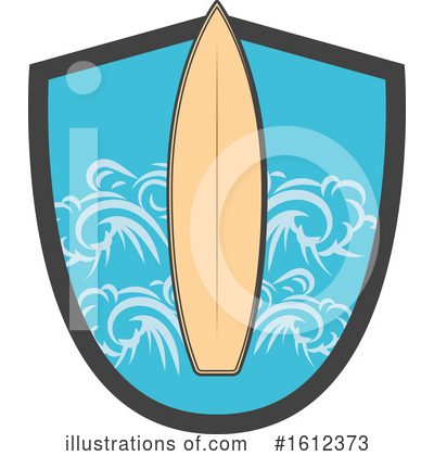 Royalty-Free (RF) Surfing Clipart Illustration by Vector Tradition SM - Stock Sample #1612373