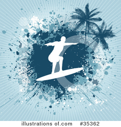 Surfer Clipart #35362 by KJ Pargeter