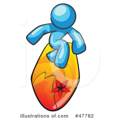 Blue Design Mascot Clipart #47782 by Leo Blanchette